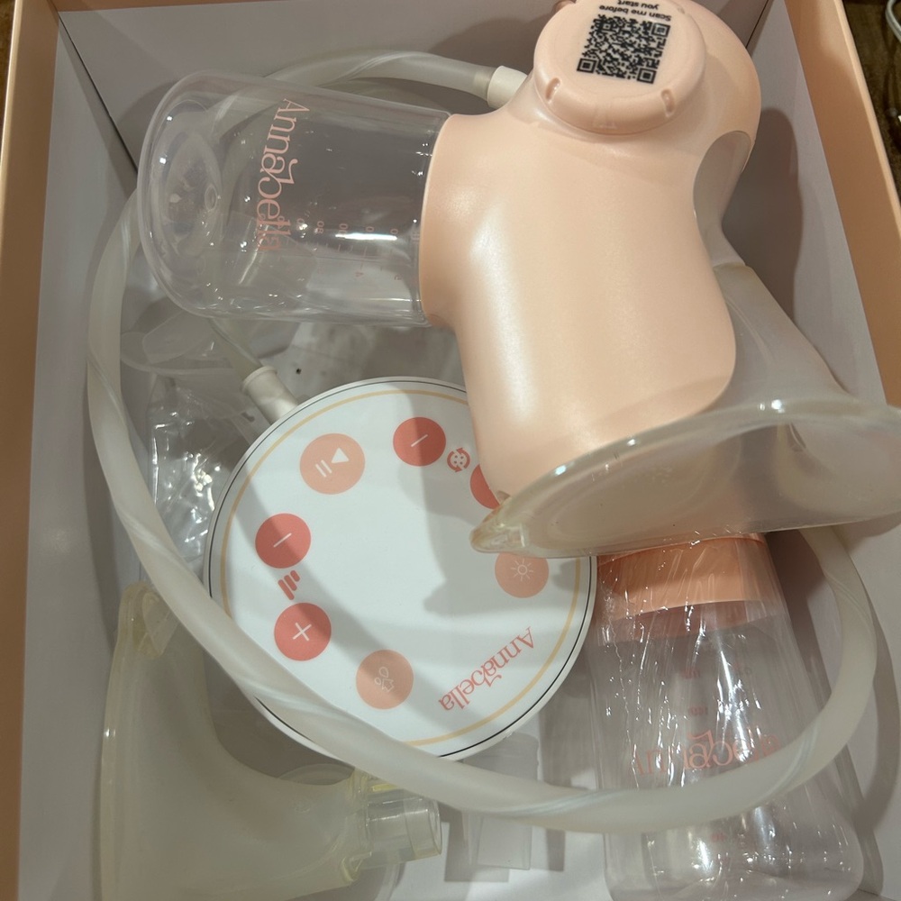 Annabella Pink Breast Pump Set- Used Once